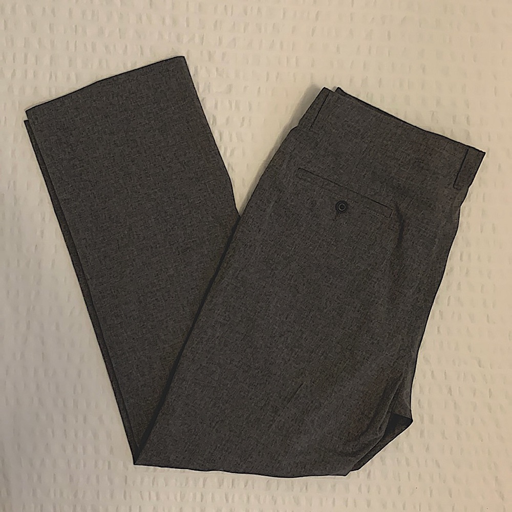 Grand Slam Men’s Regular Fit Golf Pants- Light Gray 36W 30L